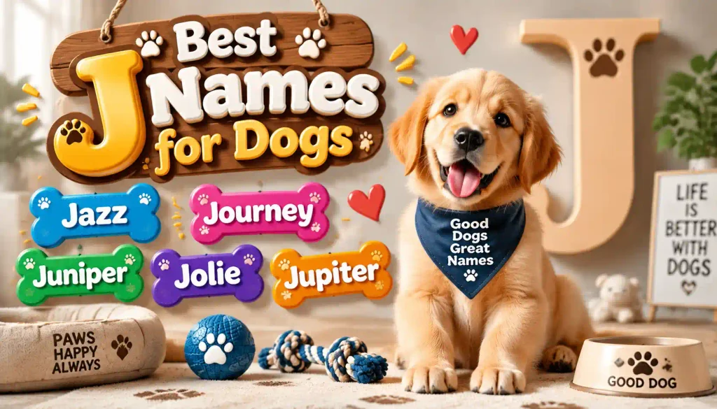 Cute J Names for Dogs