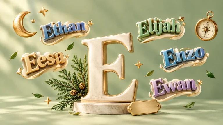 E Names for Boys: Muslim, Hindu, Classic & Modern Picks