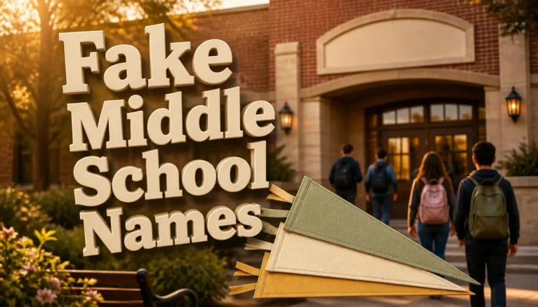 Fake Middle School Names for Story (With Meanings)