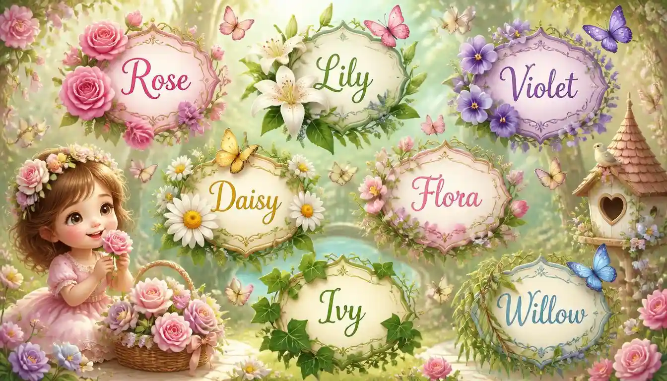 Floral Middle Names