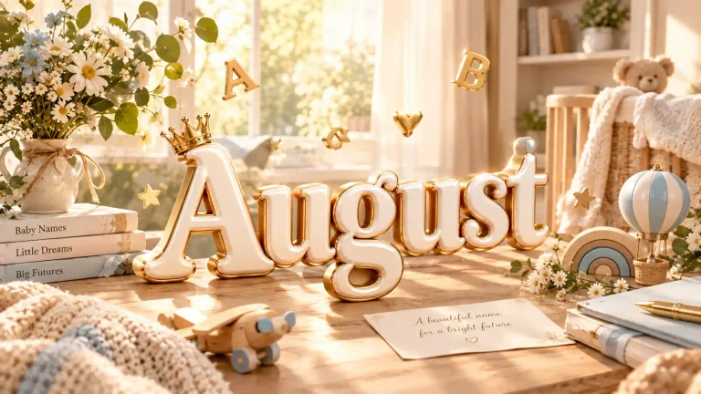 Middle Names for August Unique, Classic, Modern & Meaningful Combinations