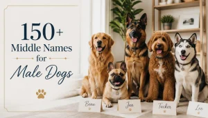 Middle Names for Male Dogs: Unique, Strong & Meaningful Ideas