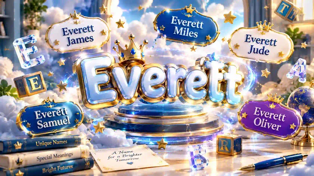 Middle Names That Flow Best With Everett