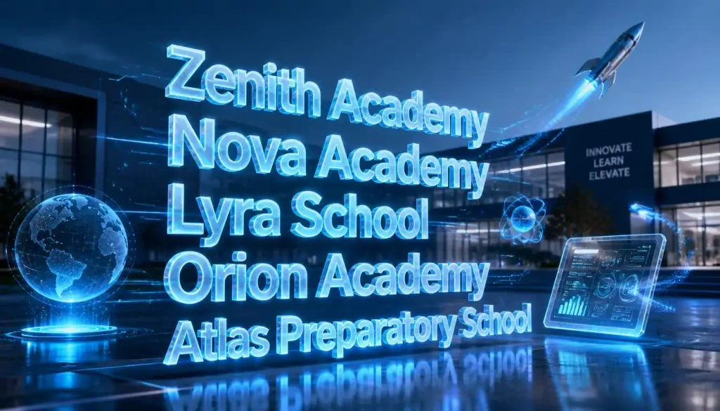 Modern and Future-Focused School Names
