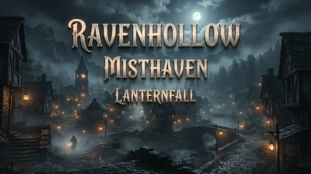 Spooky, Gothic & Mysterious Town Names