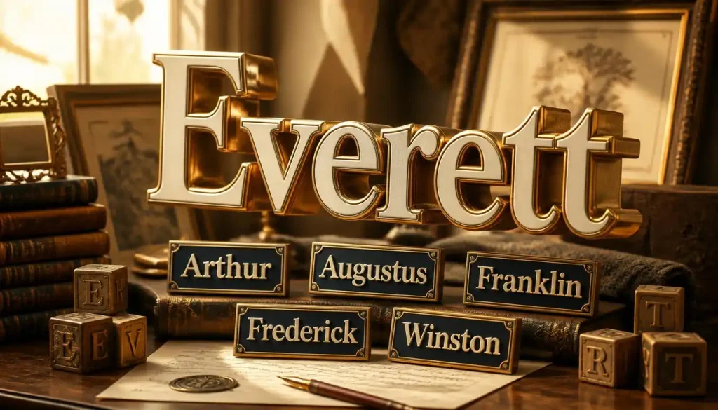 Vintage Middle Names for Everett