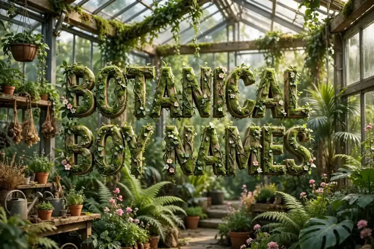 Botanical Names for Boys: 90 Nature-Inspired Ideas