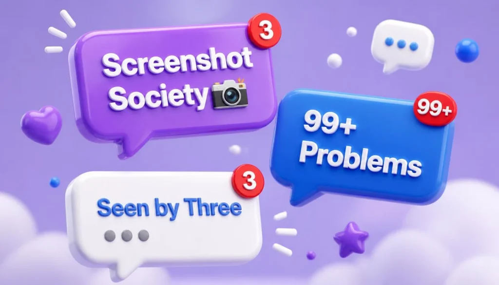 Funny Group Chat Names for 3 Friends