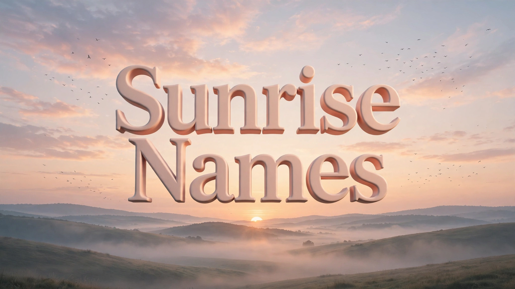 Sunrise names — girl names for sun
