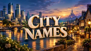 Good Names for a City: Fictional, Modern, Real-Style & Meaningful