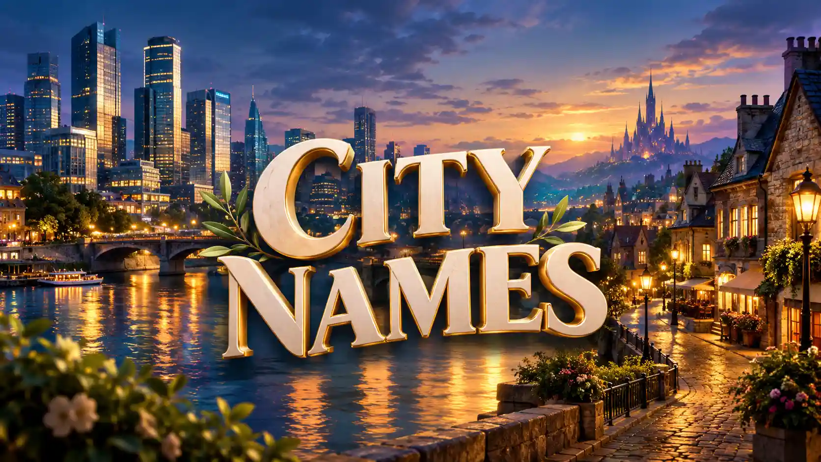 Good Names for a City: Fictional, Modern, Real-Style & Meaningful