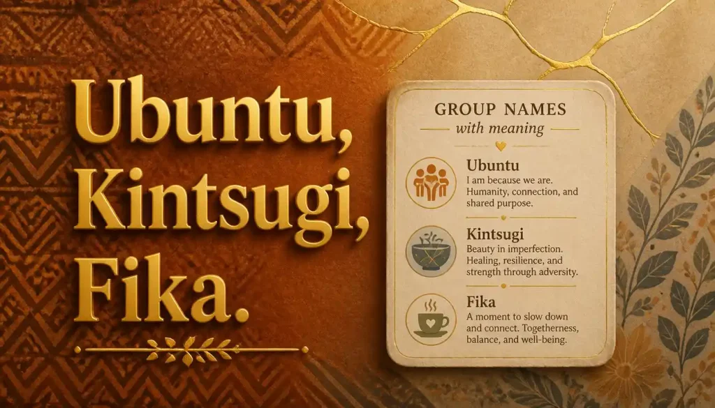 Group Names With Meaning